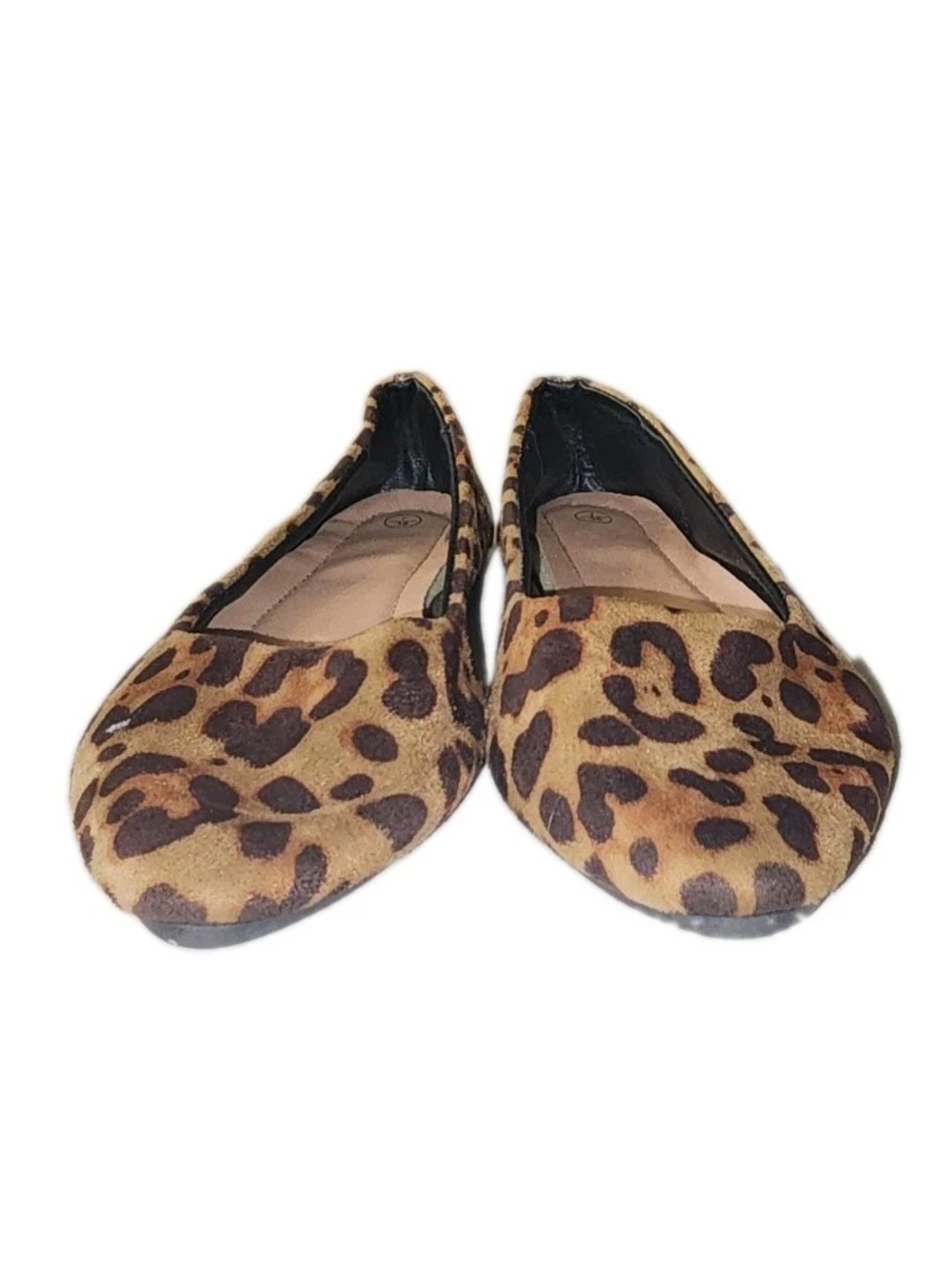 Leopard Print Women’s Ballet Flats - Brown Size 7